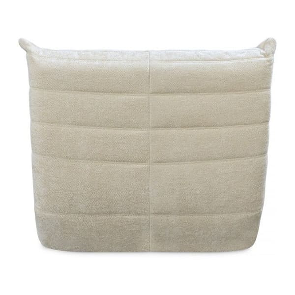 Textilklädd fåtölj "Velasca" - 95 x 100 x 75 cm - Beige