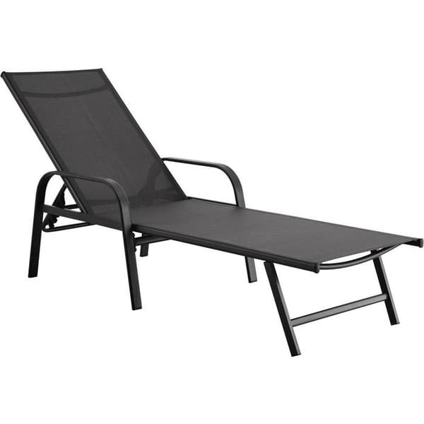 Set med 2 solstolar i metall "Farniente" - Grå