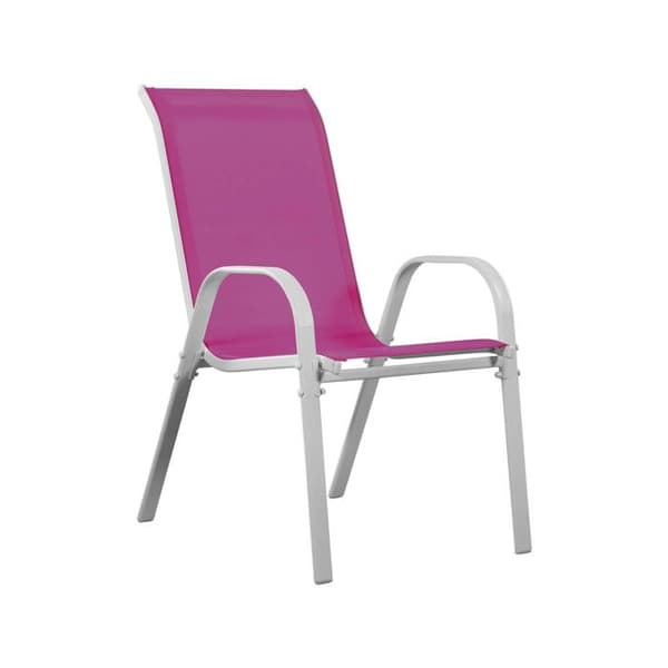 Trädgårdsstol Textilène "Cordoba" - Phoenix - Rosa - 4-pack