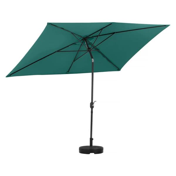 Parasol have "Sol 2" - Rektangel - 2 x 3 m - Grøn + Vægte inkluderet