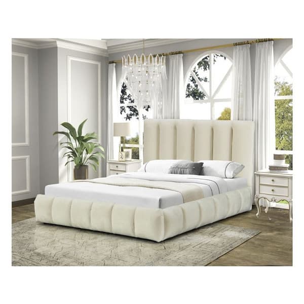 Seng med opbevaring "Annie" 160 x 200 cm - Beige