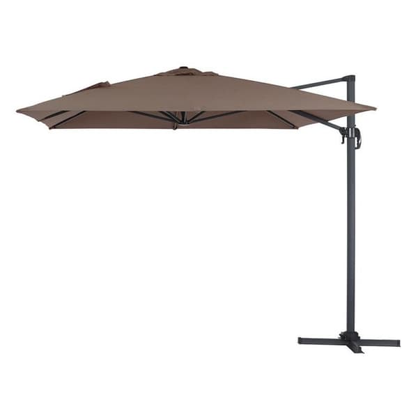 Parasol med sidomontering "Sun 4" - 3 x 4 m - Taupe