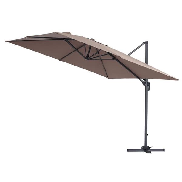 Parasol med sidomontering "Sun 3" - 3 x 3 m - Taupe