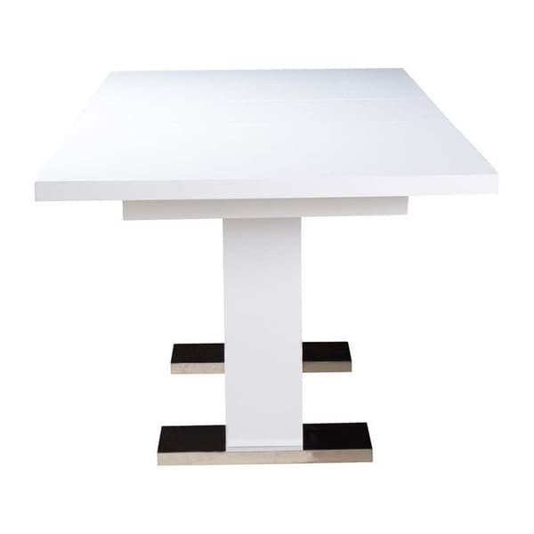Utdragbart matbord "Toda" - 140/180 x 90 x 77 cm - Vit