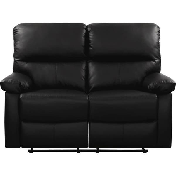 Relaxsoffa "Lincoln" - 147 x 89 x 103 cm - 2 platser - Svart