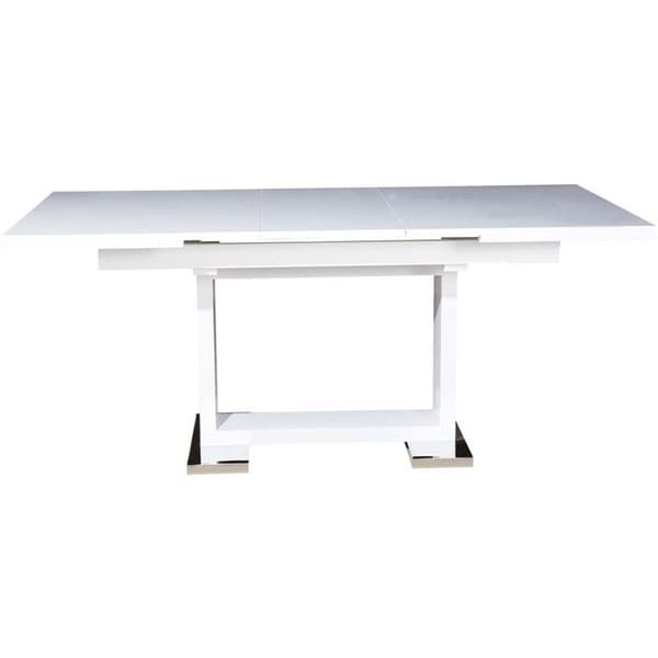 Utdragbart matbord "Toda" - 140/180 x 90 x 77 cm - Vit
