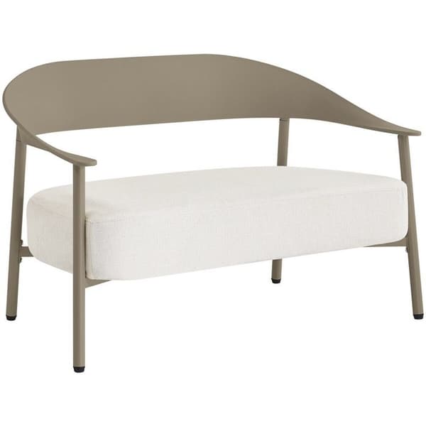Havemøbel i plastik og metal "Céora" - 2 pladser - Taupe