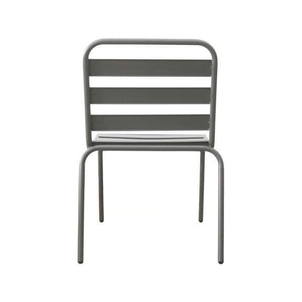 Set med 2 stapelningsbara trädgårdsstolar "Bilbao" - Taupe