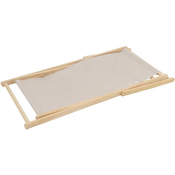 Set med 2 träfåtöljer "Chilienne" - 107 x 56.5 x 81 cm - Ecru