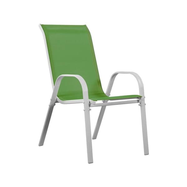 Trädgårdsbord och stolar i textilene "Cordoba" - Phoenix - 6 platser - Grön