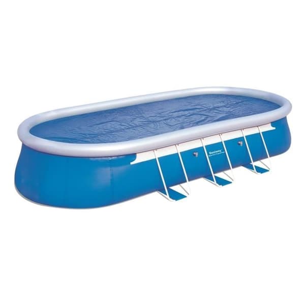 Solpresenning til oval pool BESTWAY Fast Set blå PVC 645x330 cm