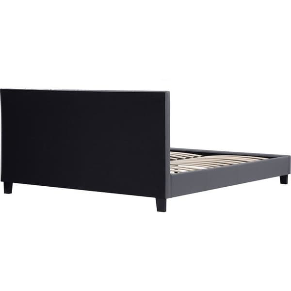 Dubbel säng i PVC "Julia" - 140 x 190 cm - Grå