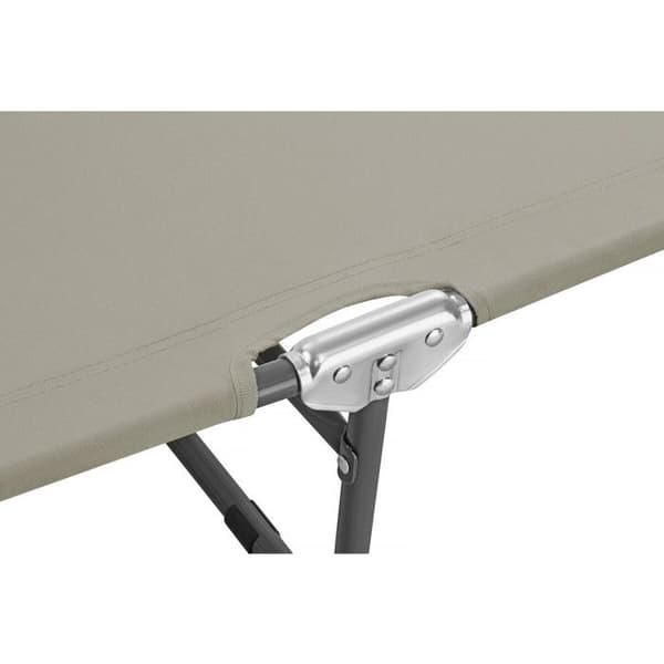 Set med 2 hopfällbara solstolar "Lazy" - Med solskydd - Taupe