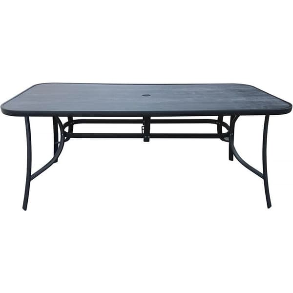 Trädgårdsbord "Cordoba" - Phoenix - 8 platser - Grå marmorffekt