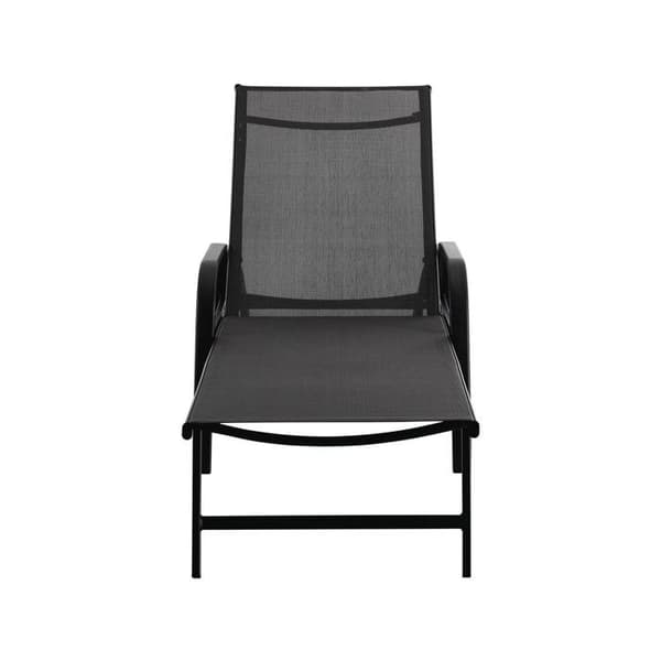 Set med 2 solstolar i metall "Farniente" - Grå