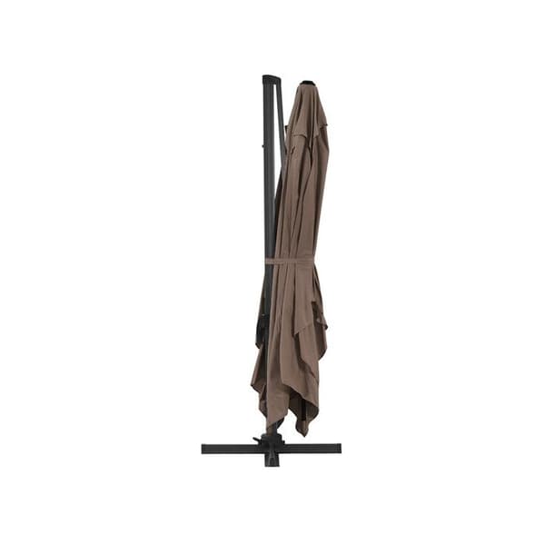 Parasol med sidomontering "Sun 4" - 3 x 4 m - Taupe