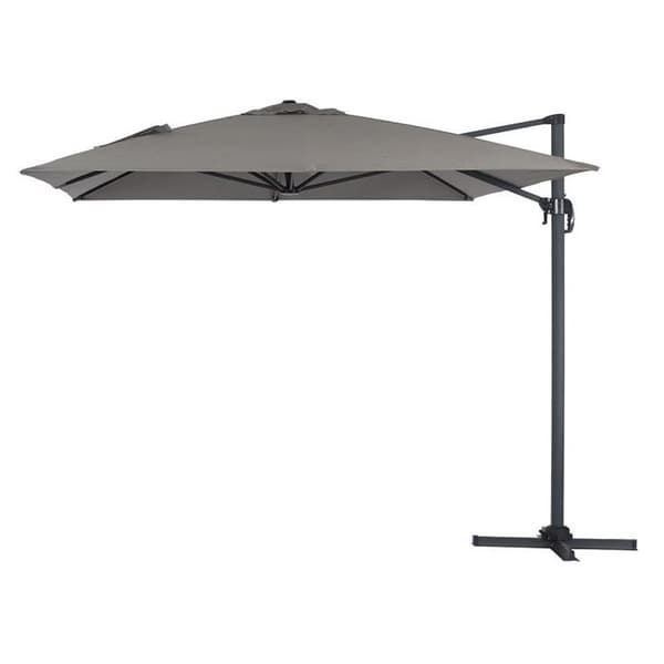 Parasoll med sidostöd "Sun 4" - 3 x 4 m - Grå