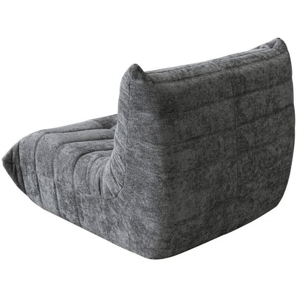 Set om 3 modulära fåtöljer för soffa i texturerad tyg "Velasca" - Grå
