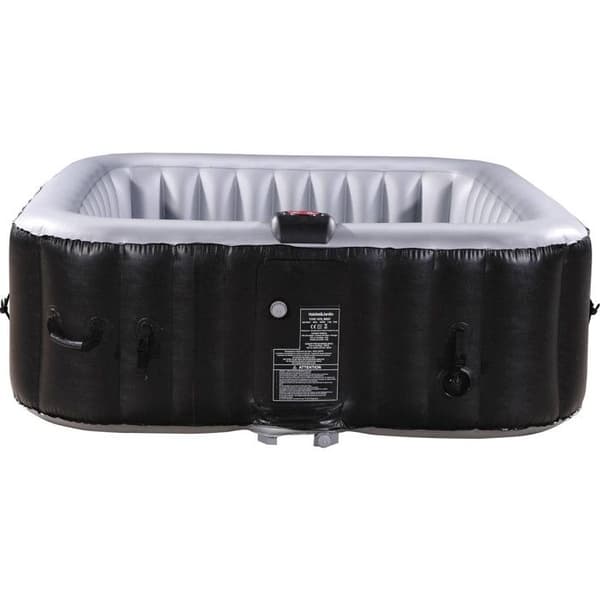 Spa Gonflable NICE i PVC - 6 platser - Grå/svart