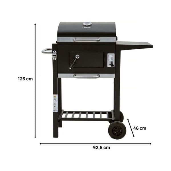 Grill kolgrill "Vicomte" - 92,5 x 46 x 123 cm