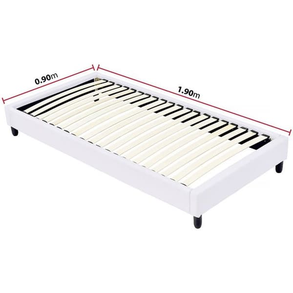 Lamellbox - 90 x 190 cm - 20 lameller - Vit