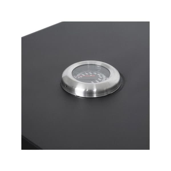 Pizzello-pizzauuni grillille - 40 x 35 x 28 cm - Musta