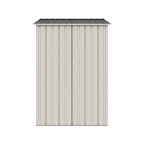 Trädgårdsbod i metall "Nebraska" - 2,71 m² - Beige/grå antracit