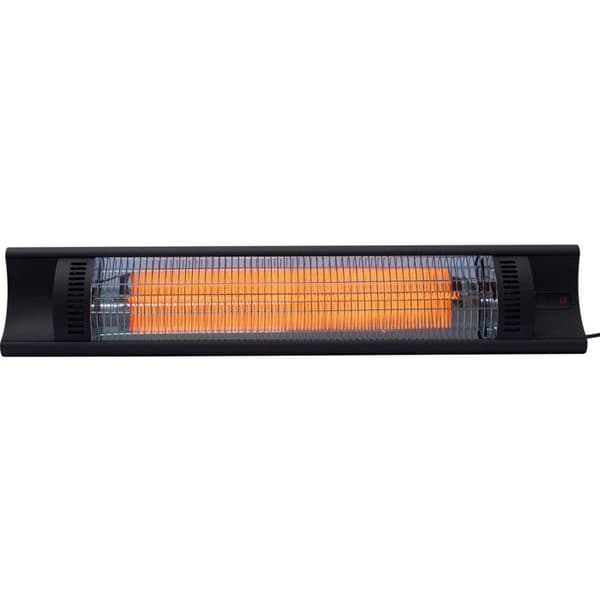 Strålningsvärmare i kolfiber "Bola" - 2000W - Svart