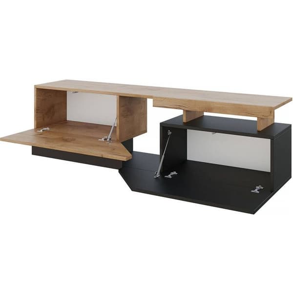 TV-möbel "Ceelias" - 160 x 46 x 35 cm - Grå/Brown