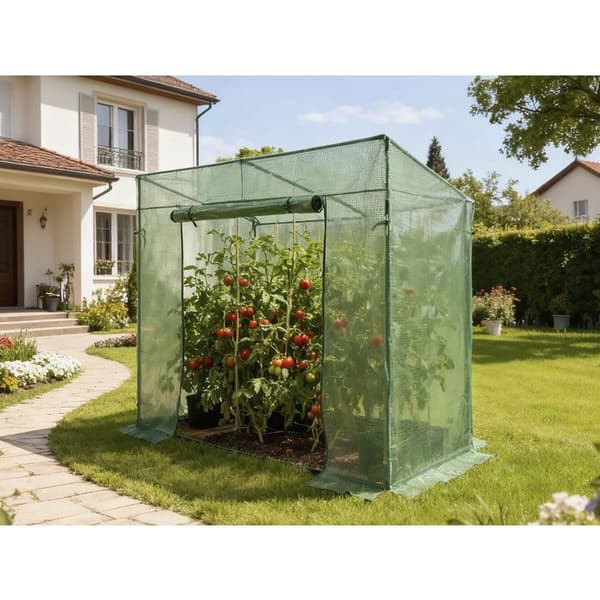 Have drivhus til tomater Lys grøn 1,6 m² 200 x 77 x 168 cm