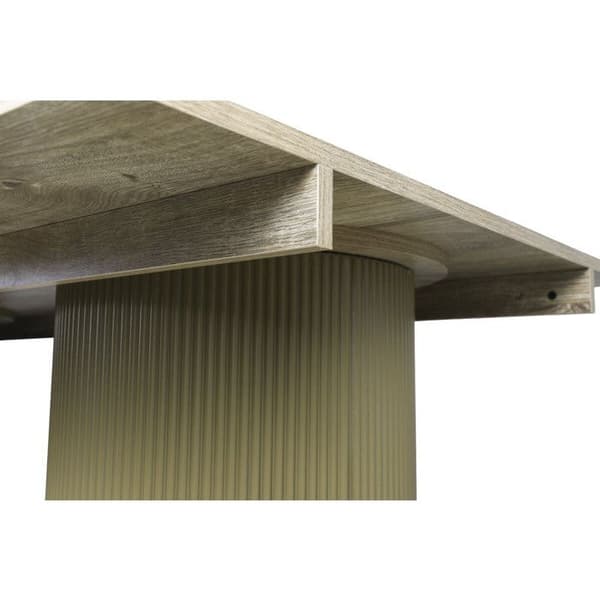 Oval spisebord i træ "Zénith" - 180 cm - 8 pladser - Beige