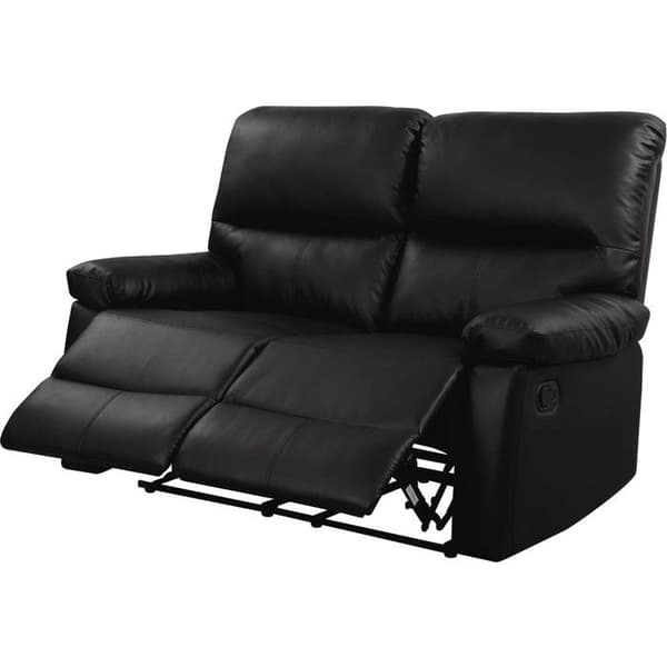 Relaxsoffa "Lincoln" - 147 x 89 x 103 cm - 2 platser - Svart