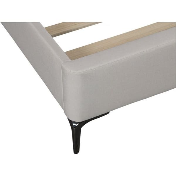Dubbel säng i designtyg "Moritz" - 140 x 190 cm - Beige