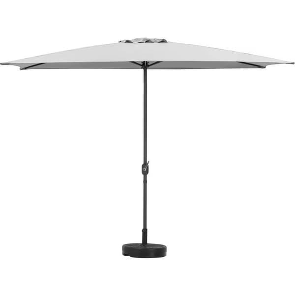 Rektangulärt lutbart parasoll - Grått aluminium - 2x3 m