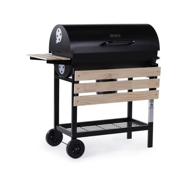 Grill kul "King" - 95 x 63 x 105 cm - Sort