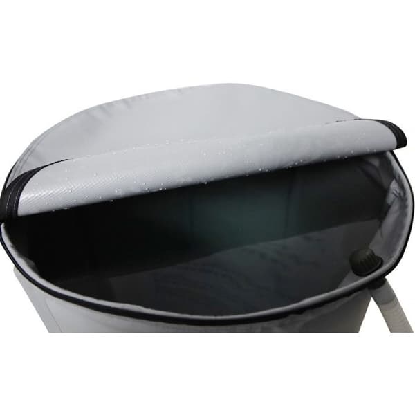 Flexibel PVC-vattensamlare 250 L - Grå