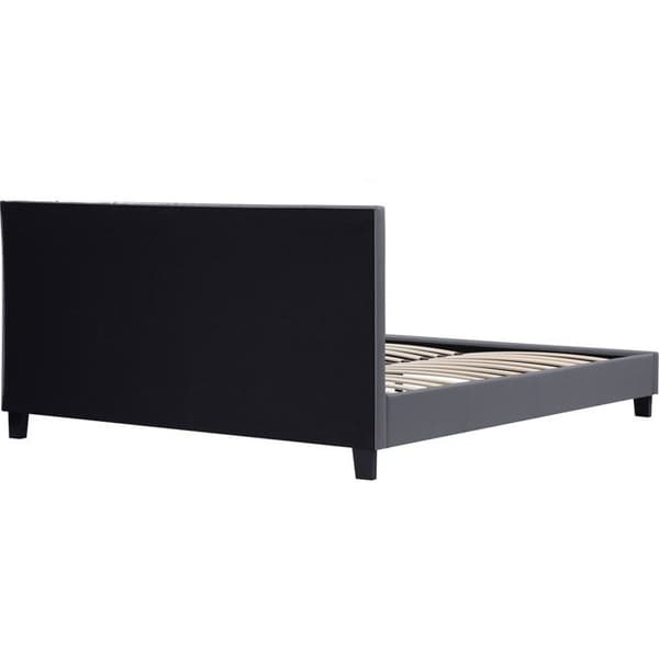 Dubbel säng i PVC "Julia" - 160 x 200 - Ljusgrå