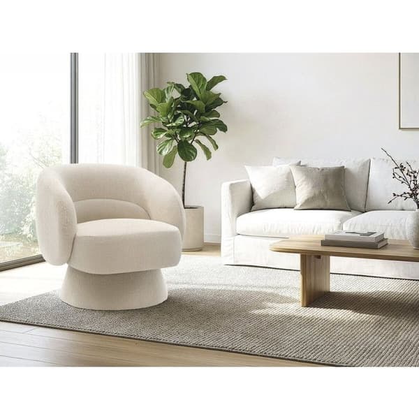 Kangaspyörivä tuoli "Franklin" - 74 x 75 x 75 cm - Beige