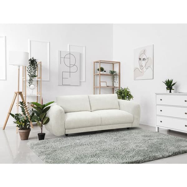Rätt soffan i chenilletyg "Saint Germain S" - 3 platser - Beige
