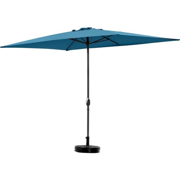 Haveparasol HABITAT ET JARDIN Sol 2 rektangulær vipbar blå 2 x 3 m