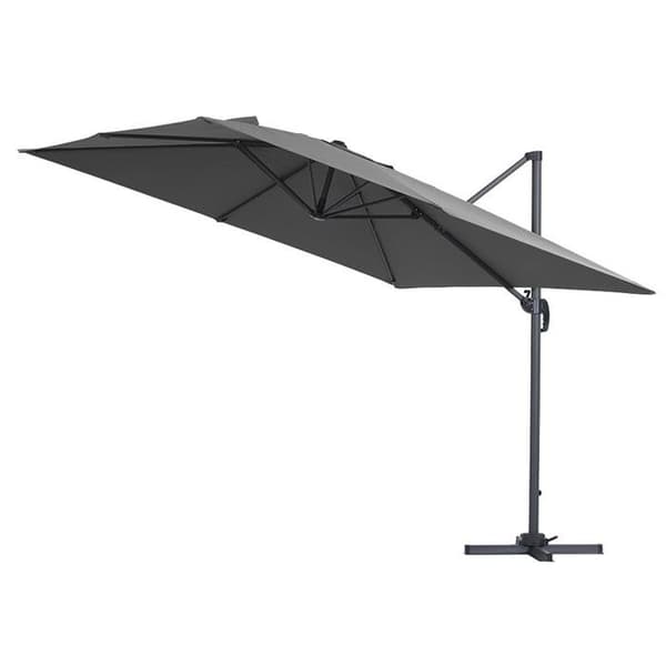 Parasol trädgård avskjuten "Sun 3" - 3 x 3 m - Grå