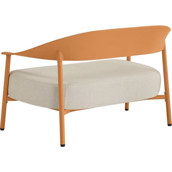 Havemøbel i plastik og metal "Céora" - 2 pladser - Orange