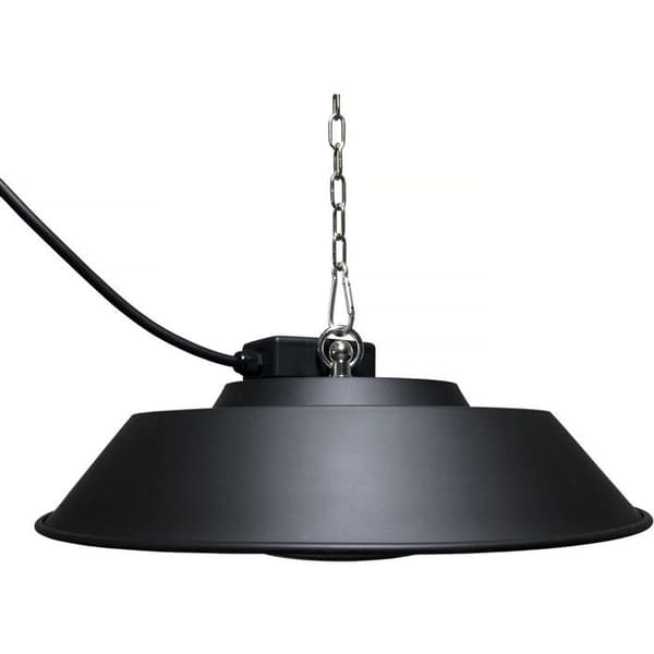 Hängande elektrisk värmare - 1500W - Svart