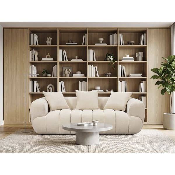 Rätt soffa "La Fayette" - 3 platser - Beige