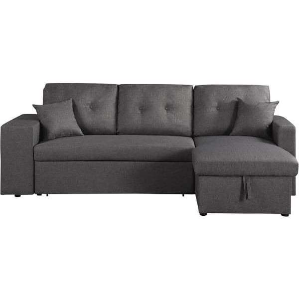 Vinkelsoffa konvertibel/reversibel "Axel" - 3 platser - Grå
