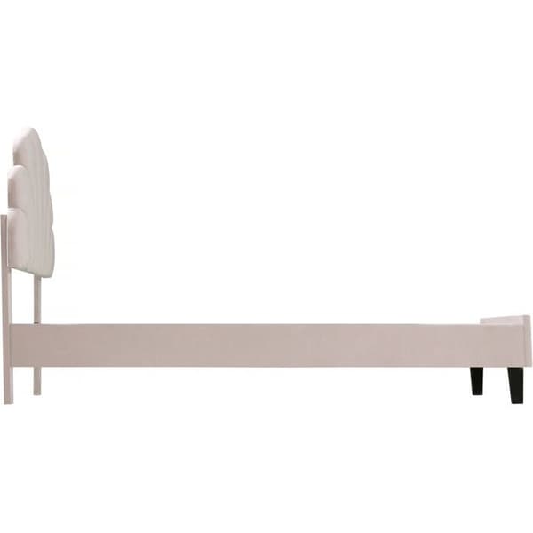 Sängklädnad i sammet "Manon" - 90 x 190 cm - Beige