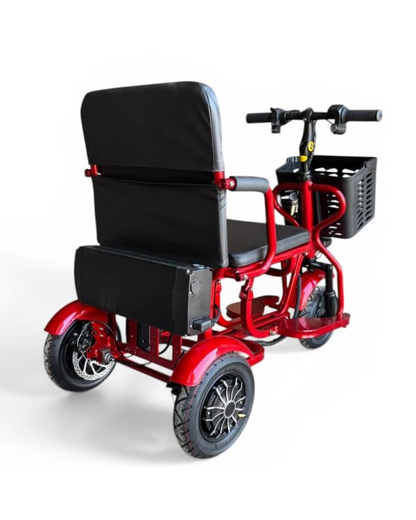 3-hjulig senior Permobil, hopfällbar, resevänlig