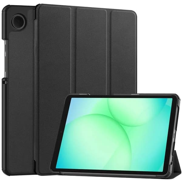 Samsung Galaxy Tab A11 / A9 Tri-Fold Series Smart Folio-etui - Svart