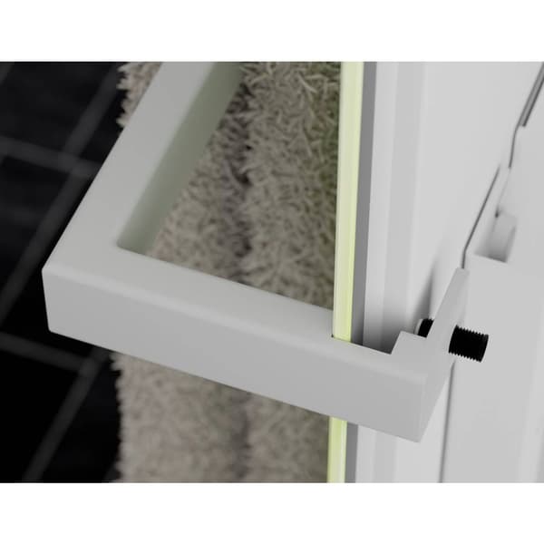 Infranomic 700 W IR-panel i silver för vardagsrum, badrum och uterum