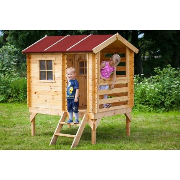 Trähus för barn - Timbela M501B - 175x130xH205cm